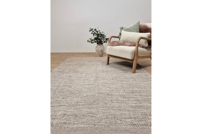 Gango Ullteppe 160x230 cm Rektangulær - Beige - Tekstiler - Tepper & Matter - Moderne tepper - Ullteppe