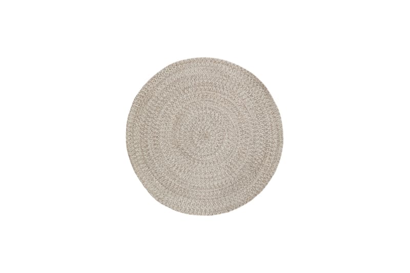 Gendu Ullteppe Ø300 cm Rund - Beige - Ullteppe