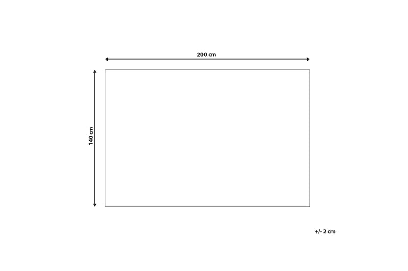 GesiIi Ryeteppe 140x200 cm - Oransje - Tekstiler - Tepper & Matter - Moderne tepper - Ryeteppe