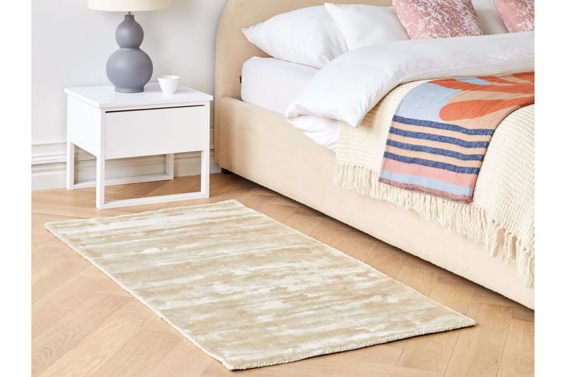 GesiIi Ryeteppe 80x150 cm - Beige - Ryeteppe