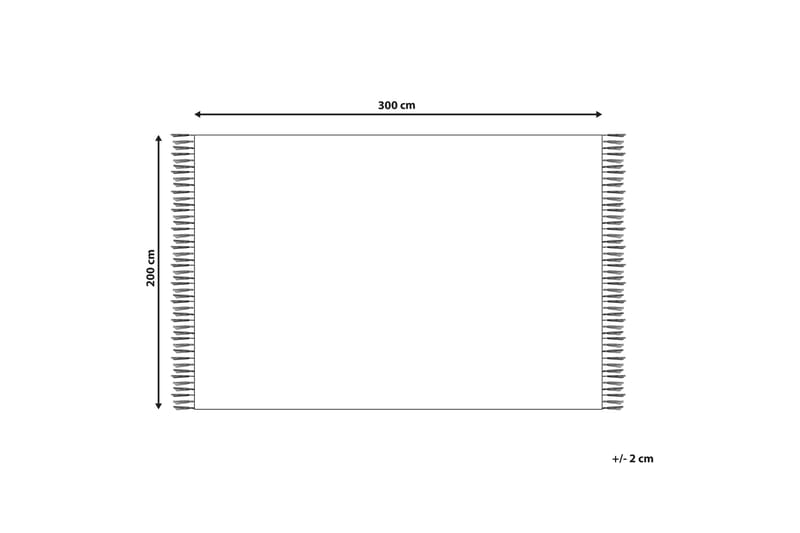 Ghukasavan Ullteppe 200x300 cm - Beige - Ullteppe