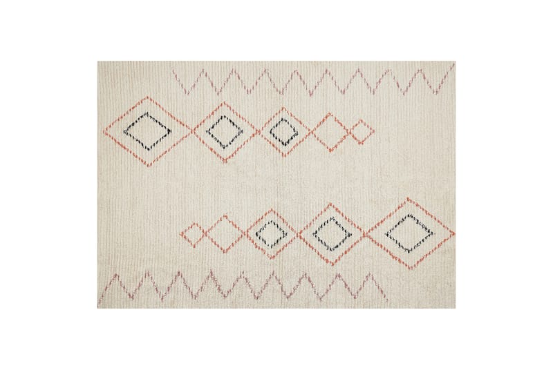 Guwahati Bomullsteppe 160x230 cm - Beige - Bomullstepper