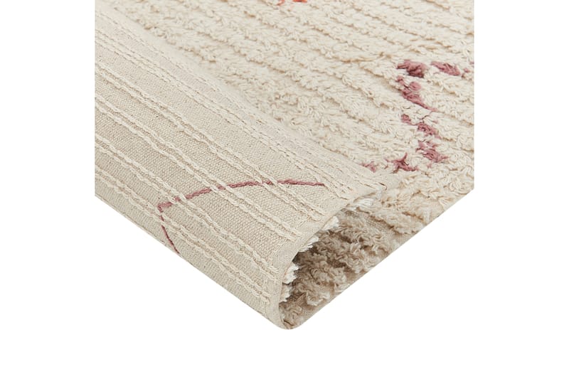 Guwahati Bomullsteppe 160x230 cm - Beige - Bomullstepper