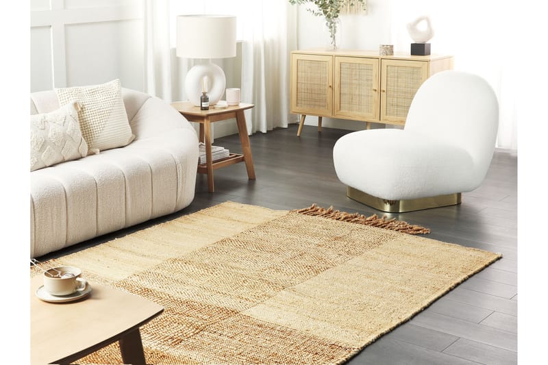 Hamzalar Juteteppe 160x230 cm - Beige - Sisaltepper - Jutematter & hampematter