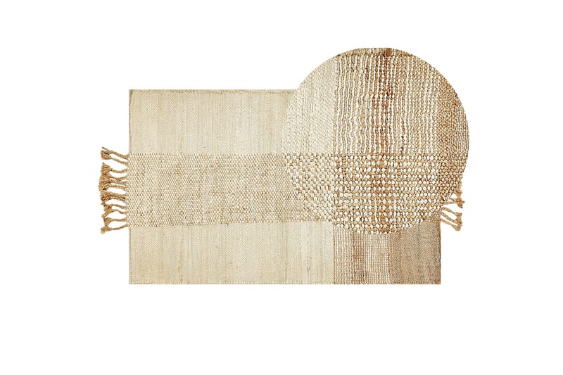 Hamzalar Juteteppe 80x150 cm - Beige - Tekstiler - Tepper & Matter - Moderne tepper - Sisaltepper