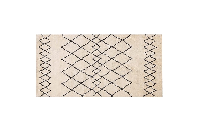 Havsa Ryeteppe 80x150 cm - Beige - Ryeteppe