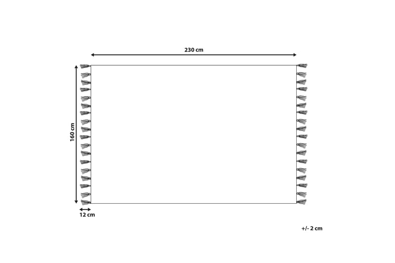 Igdir Bomullsteppe 160x230 cm - Oransje - Tekstiler - Tepper & Matter - Moderne tepper - Bomullstepper