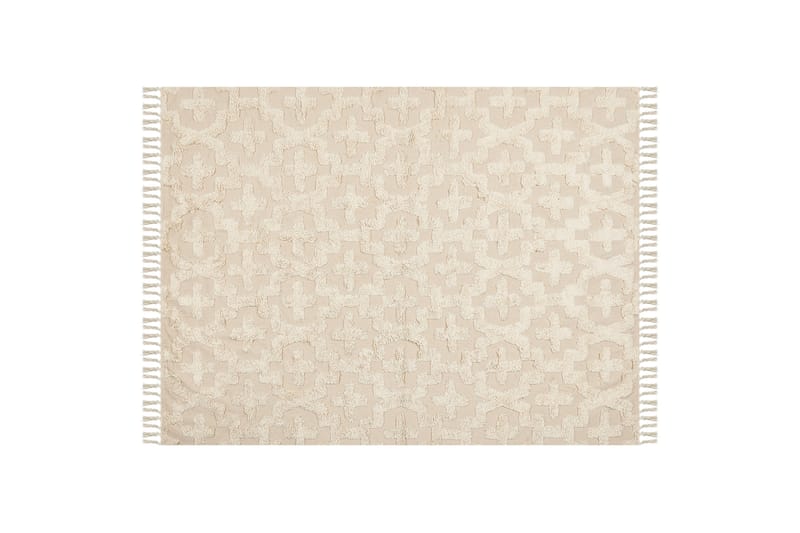 Itangar Bomullsteppe 160x230 cm - Beige - Tekstiler - Tepper & Matter - Moderne tepper - Bomullstepper