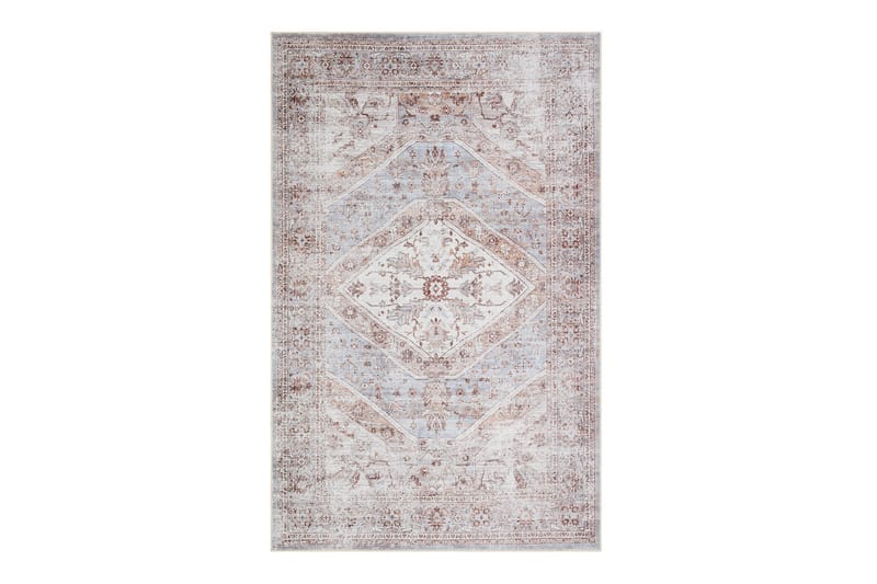 Kashan Wiltonteppe 160x230 cm Rektangulær - Blå/Krem - Tekstiler - Tepper & Matter - Moderne tepper - Wiltontepper