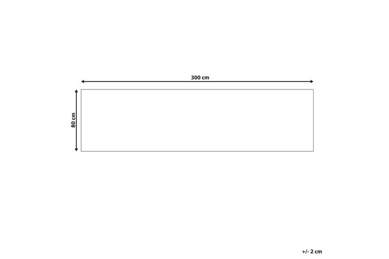 Kottar Ryeteppe 80x300 cm - Grå - Tekstiler - Tepper & Matter - Moderne tepper - Ryeteppe