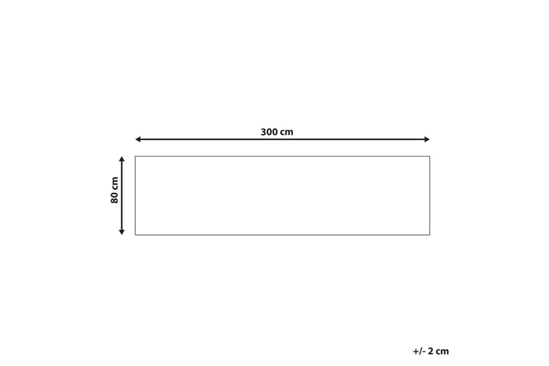 Kurin Gangmatte 80x300 cm - Blå - Tekstiler - Tepper & Matter - Moderne tepper - Bomullstepper