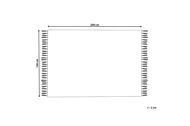 Manavgat Ryeteppe 140x200 cm - Beige - Tekstiler - Tepper & Matter - Moderne tepper - Gangmatter