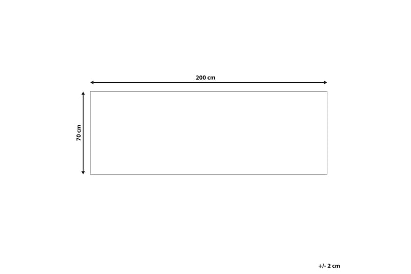 Midalam Ryeteppe 70x200 cm - Blå - Tekstiler - Tepper & Matter - Moderne tepper - Ryeteppe