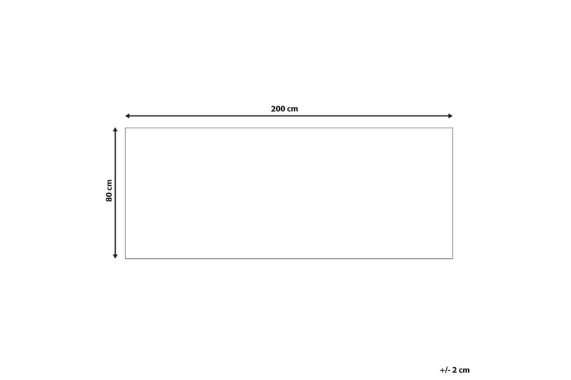 Midalam Ryeteppe 80x200 cm - Blå - Tekstiler - Tepper & Matter - Moderne tepper - Ryeteppe