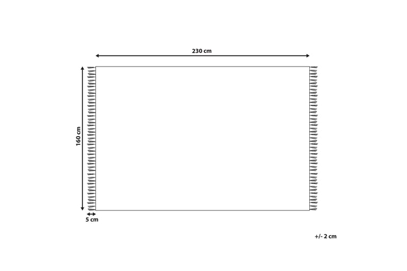 Mirza Juteteppe 160x230 cm - Beige - Sisaltepper - Jutematter & hampematter