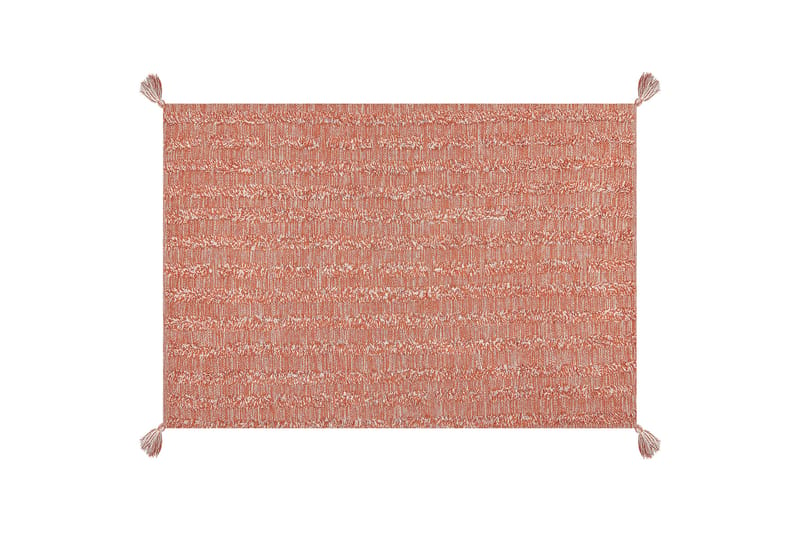Mugla Ryeteppe 160x230 cm - Oransje - Ryeteppe