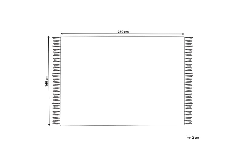 Niksar Ryeteppe 160x230 cm - Beige - Tekstiler - Tepper & Matter - Moderne tepper - Ryeteppe