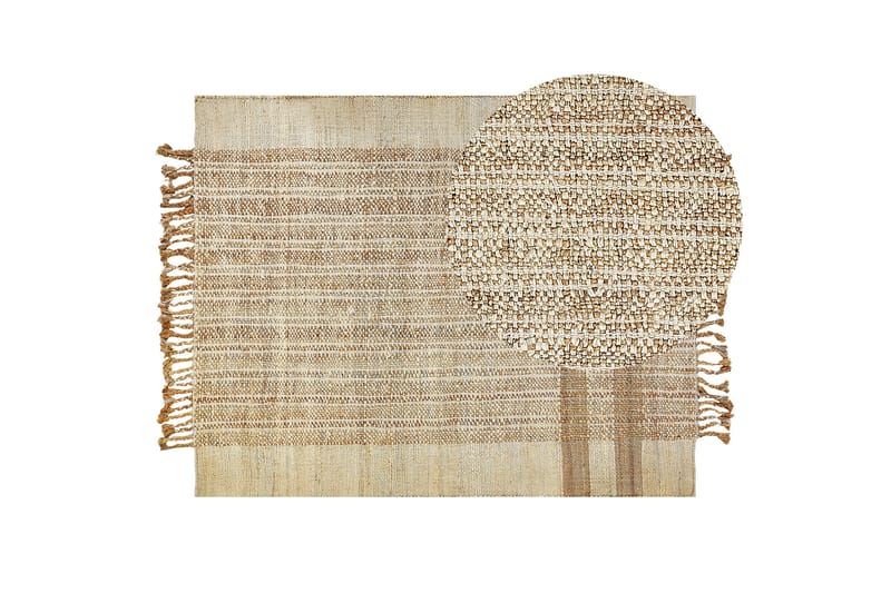 Ortaoba Juteteppe 160x230 cm - Beige - Sisaltepper - Jutematter & hampematter