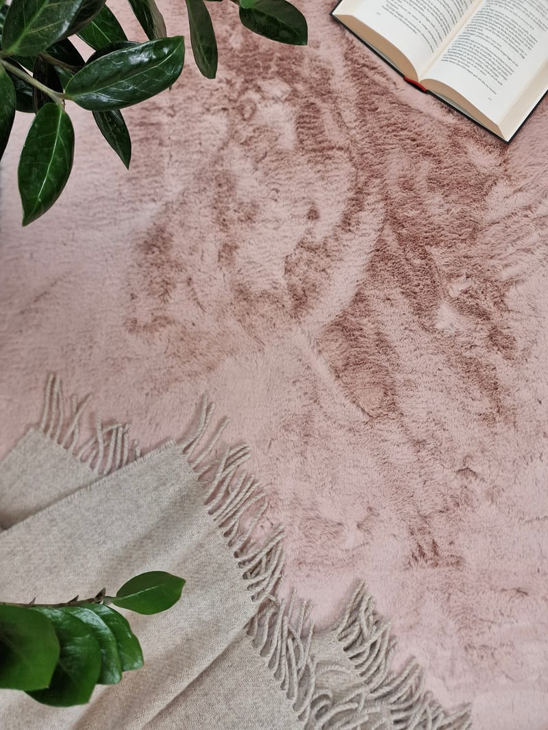 Heaven Ryematte 200x290 cm - Rosa - Ryeteppe