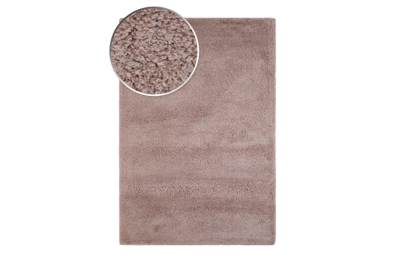 Teddy Ryematte 160x230 cm Dusty Pink - Rosa - Tekstiler - Tepper & Matter - Moderne tepper - Ryeteppe