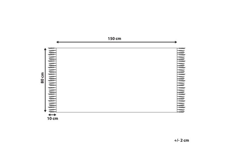 Sahbaz Ryeteppe 80x150 cm - Grønn - Tekstiler - Tepper & Matter - Moderne tepper - Ryeteppe