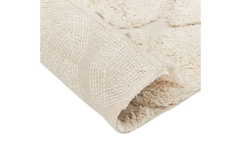 Silchar Bomullsteppe 160x230 cm - Beige - Bomullstepper