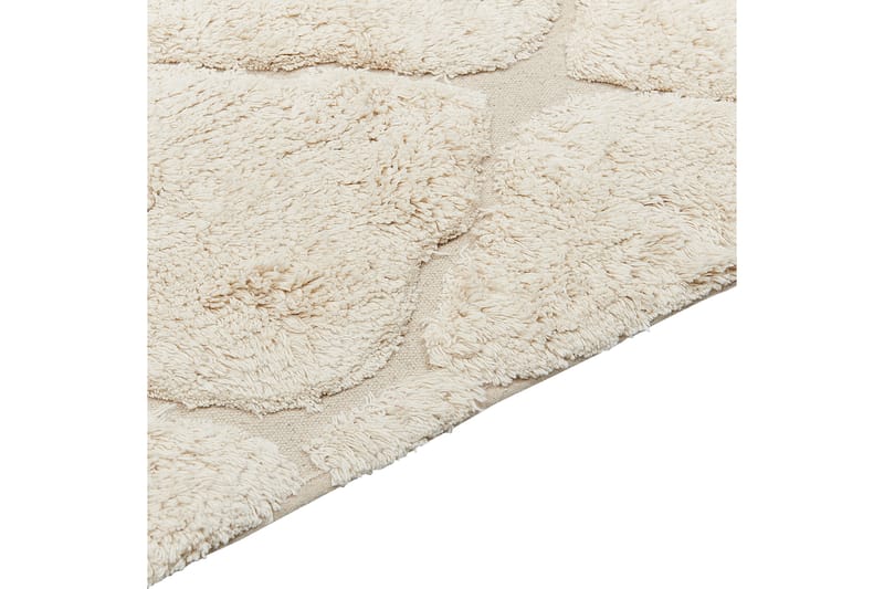 Silchar Bomullsteppe 160x230 cm - Beige - Bomullstepper