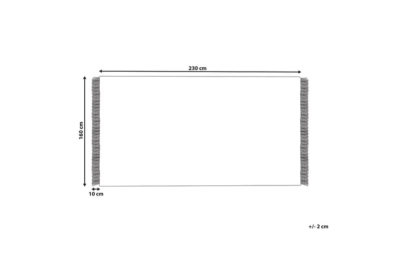 Somek Bomullsteppe 160x230 cm - Beige - Tekstiler - Tepper & Matter - Moderne tepper - Bomullstepper