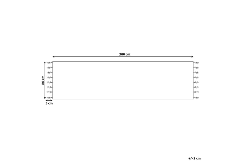 Talpur Gangmatte 80x300 cm - Gul - Tekstiler - Tepper & Matter - Moderne tepper - Sisaltepper