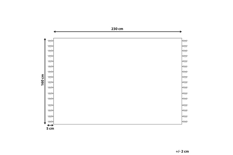 Talpur Juteteppe 160x230 cm - Gul - Tekstiler - Tepper & Matter - Moderne tepper - Sisaltepper