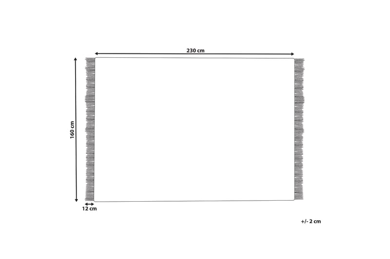 Tekeler Ullteppe 160x230 cm - Grå - Tekstiler - Tepper & Matter - Moderne tepper - Ullteppe