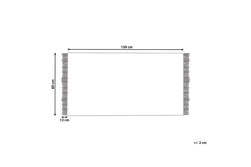 Tekeler Ullteppe 80x150 cm - Grå - Ullteppe