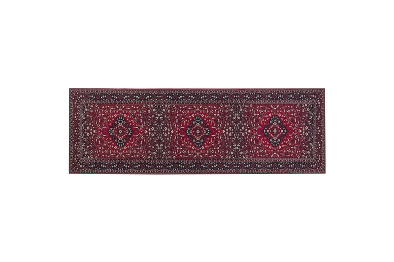 Vadkadam Ryeteppe 80x240 cm - Rød - Ryeteppe