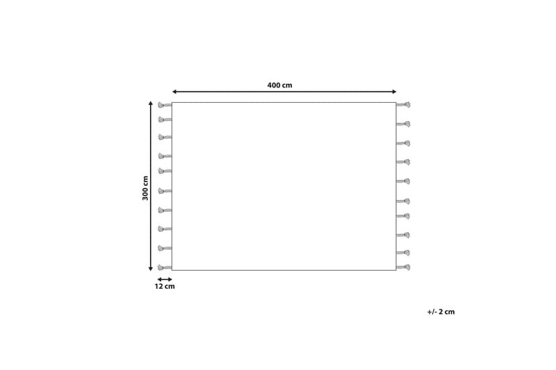 Zeynak Ryeteppe 300x400 cm - Beige - Tekstiler - Tepper & Matter - Moderne tepper - Ryeteppe