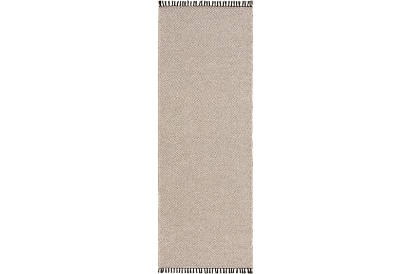 Natalia Flattvevd Teppe 150x150 cm Kvadratisk - Beige - Tekstiler - Tepper & Matter - Flatvevde tepper