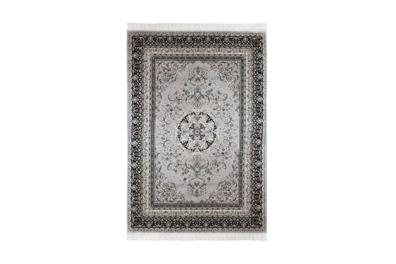 Casablanca Medallion Orientalsk Matte 130x190 - Sølv - Flatvevde tepper