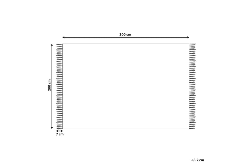 Garni Kelimteppe 200x300 cm - Rød - Tekstiler - Tepper & Matter - Orientalske tepper - Kelimtepper