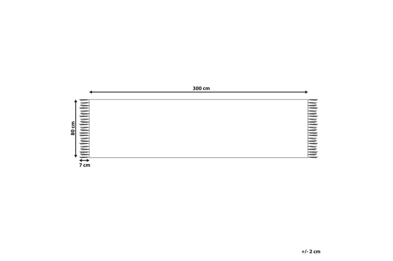 Garni Kelimteppe 80x300 cm - Rød - Tekstiler - Tepper & Matter - Orientalske tepper - Kelimtepper