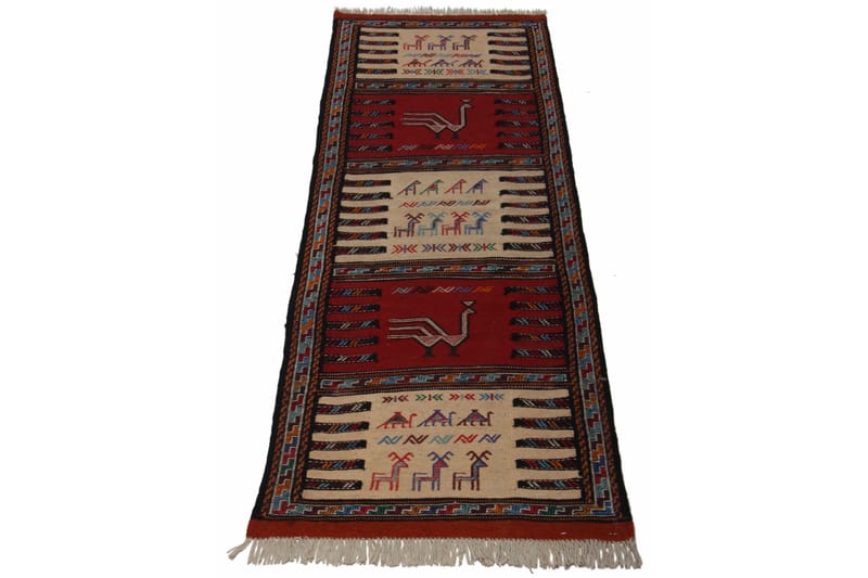 Håndknyttet Eksklusive Persian Nålmatte 56x185 cm Kelim - Flerfarget - Tekstiler - Tepper & Matter - Orientalske tepper - Kelimtepper