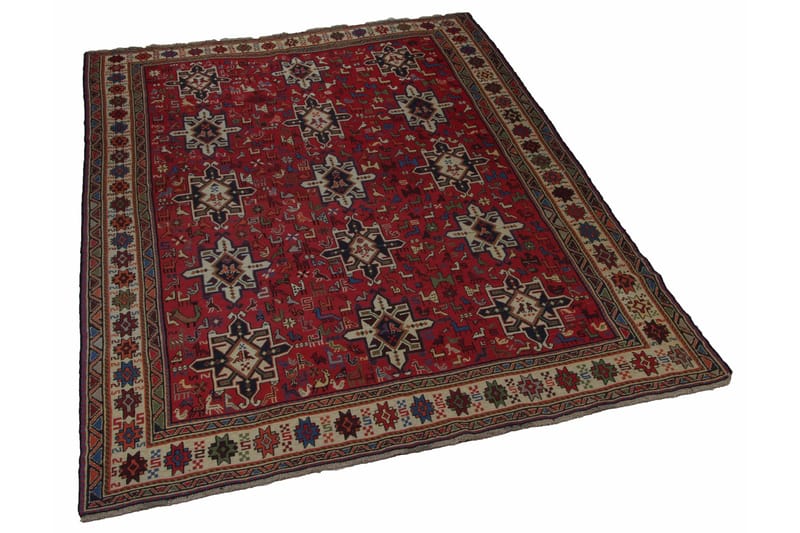 Håndknyttet Persisk Matte Varni 211x292 cm Kelim - Rød / Beige - Tekstiler - Tepper & Matter - Orientalske tepper - Kelimtepper