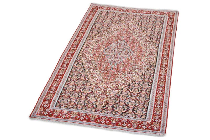 Håndknyttet Persisk Matte 150x253 cm Kelim - Beige/Rød - Tekstiler - Tepper & Matter - Orientalske tepper - Kelimtepper