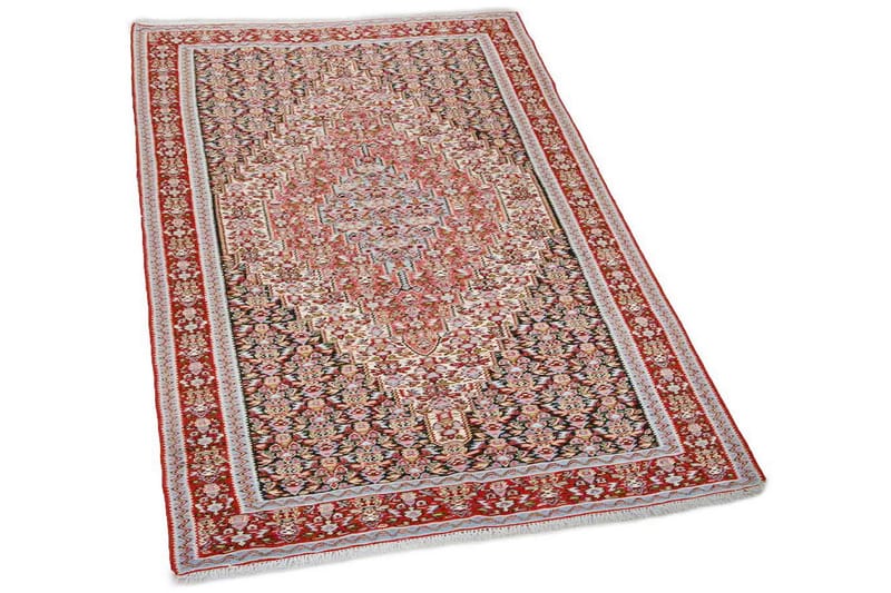 Håndknyttet Persisk Matte 150x253 cm Kelim - Beige/Rød - Tekstiler - Tepper & Matter - Orientalske tepper - Kelimtepper