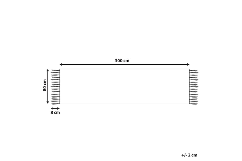 Niavan Kelimteppe 80x300 cm - Beige - Tekstiler - Tepper & Matter - Orientalske tepper - Kelimtepper