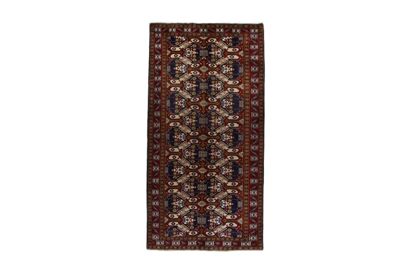 Håndknyttet Eksklusive Persian Nålmatte 158x298 cm Kelim - Mørkeblå/Rød - Tekstiler - Tepper & Matter - Orientalske tepper - Persisk matte