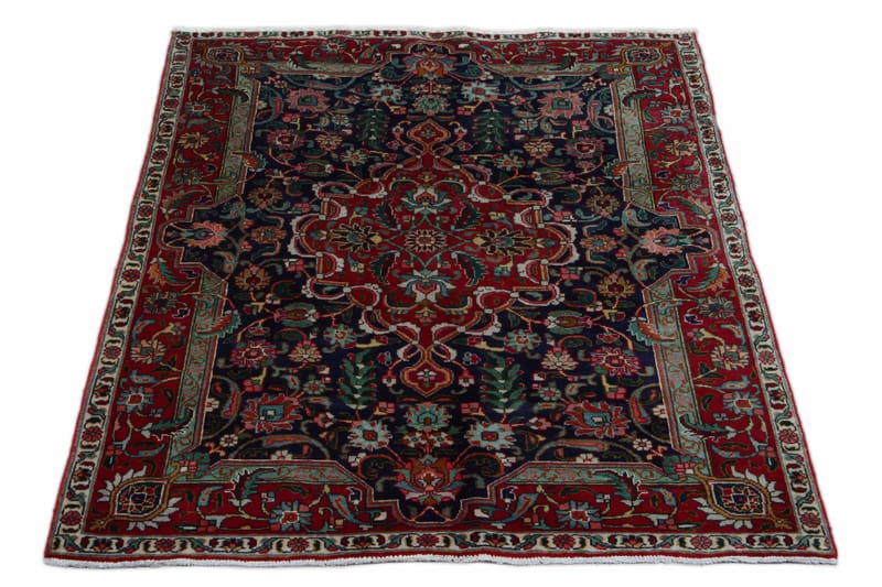 Håndknyttet Eksklusive Persian Nålmatte 134x184 cm Kelim - Mørkeblå/Rød - Tekstiler - Tepper & Matter - Orientalske tepper - Persisk matte