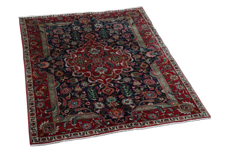 Håndknyttet Eksklusive Persian Nålmatte 134x184 cm Kelim - Mørkeblå/Rød - Tekstiler - Tepper & Matter - Orientalske tepper - Persisk matte