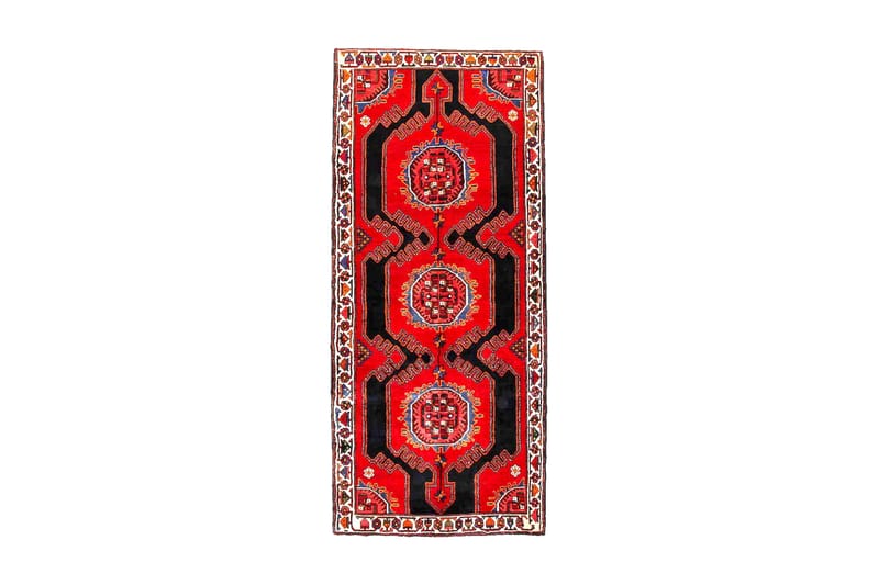 Håndknyttet Eksklusive Persian Nålmatte 115x272 cm Kelim - Mørkeblå/Rød - Tekstiler - Tepper & Matter - Orientalske tepper - Persisk matte