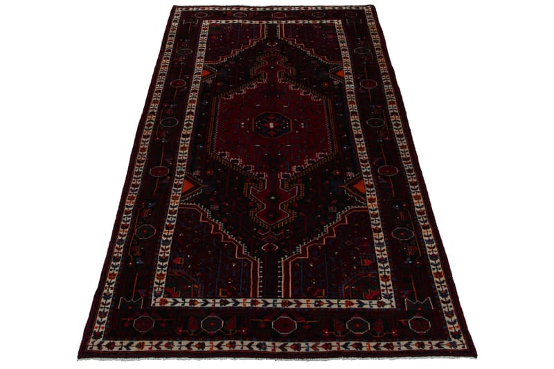 Håndknyttet Persisk Matte 169x313 cm - Rød/Mørkeblå - Tekstiler - Tepper & Matter - Orientalske tepper - Persisk matte