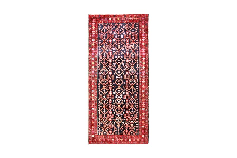 Håndknyttet Persisk Matte 150x330 cm - Mørkeblå/Rød - Tekstiler - Tepper & Matter - Orientalske tepper - Persisk matte