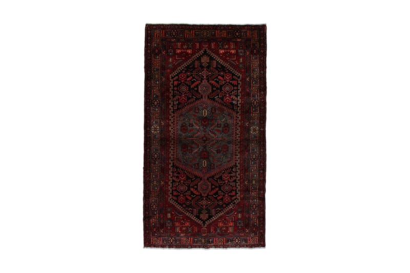 Håndknyttet Persisk Matte 151x278 cm - Mørkeblå/Rød - Tekstiler - Tepper & Matter - Orientalske tepper - Persisk matte